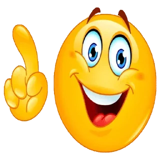 Telegram sticker ☝️ Смайлики @stickers104