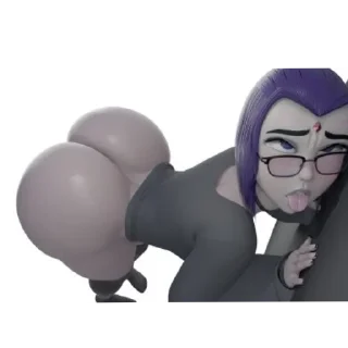 Telegram sticker 👓 Raven