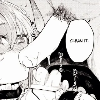 Telegram sticker 🍆 Tuesday horny manga :: @fStikBot