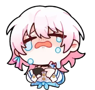 Telegram sticker 😭 Honkai: Star Rail @AnimeLibrary_Stickers