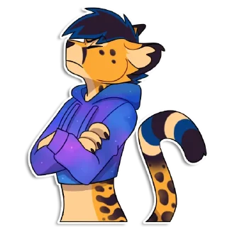 Telegram sticker 😤 Nix by Jinho