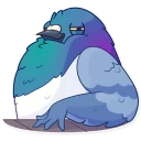 Telegram sticker 😑 Insane Dove