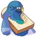 Telegram sticker 🤨 Insane Dove