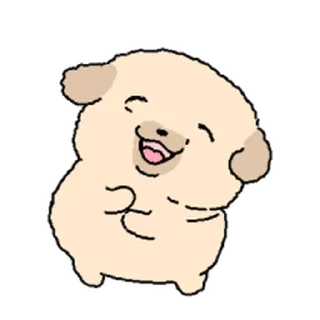 Telegram sticker ⭐ 눌어붙은 누덩이 @moe_sticker_bot