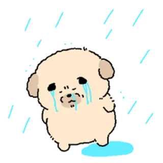 Telegram sticker ⭐ 눌어붙은 누덩이 @moe_sticker_bot