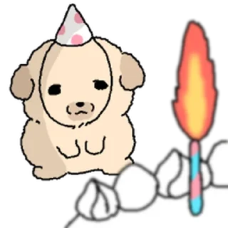 Telegram sticker ⭐ 눌어붙은 누덩이 @moe_sticker_bot