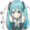 Sticker 😊 Miku. | @emoji_premiums