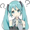 Sticker ❔ Miku. | @emoji_premiums