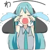 Sticker 😭 Miku. | @emoji_premiums