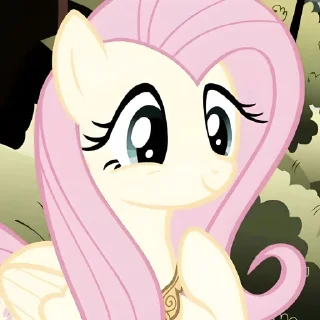 Telegram sticker 🥺 ꒰ Fluttershy ꒱ @plusikradom !