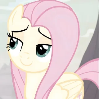 Telegram sticker 🥺 ꒰ Fluttershy ꒱ @plusikradom !