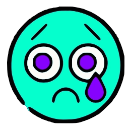 Sticker 😢 Оло @emoji_gray