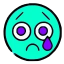 Video sticker 😢 Оло @emoji_gray