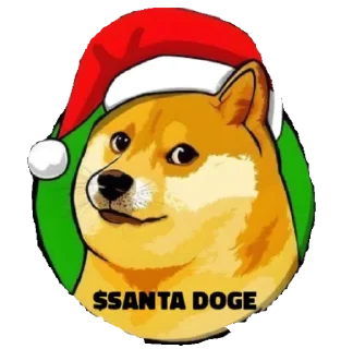 Sticker 🤥 Santa doge