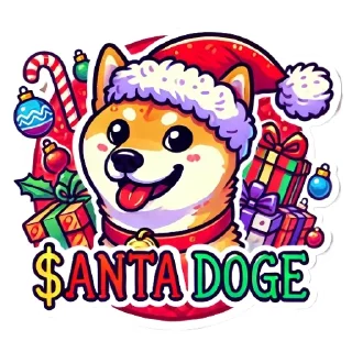 Video sticker 😷 Santa doge