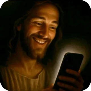 Telegram sticker ✋ Чудо ахаха