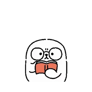 Video sticker ⭐ 꿈뻑꿈뻑 하프물범 범식이 @moe_sticker_bot