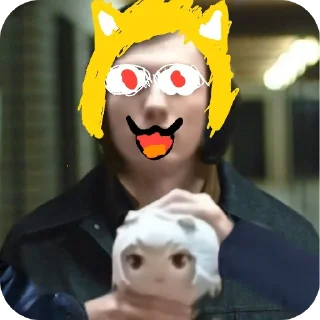 Telegram sticker 🐱 Данил Росоерович Чугун