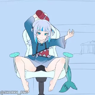 Video sticker 😢 @Sharkhd Gawr Gura