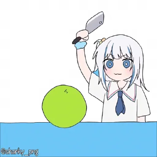 Video sticker 😡 @Sharkhd Gawr Gura