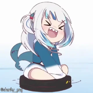 Video sticker 😆 @Sharkhd Gawr Gura