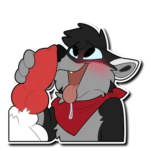 Telegram sticker 👅 NSFW | Furry♥️ @DeltaVA_AD