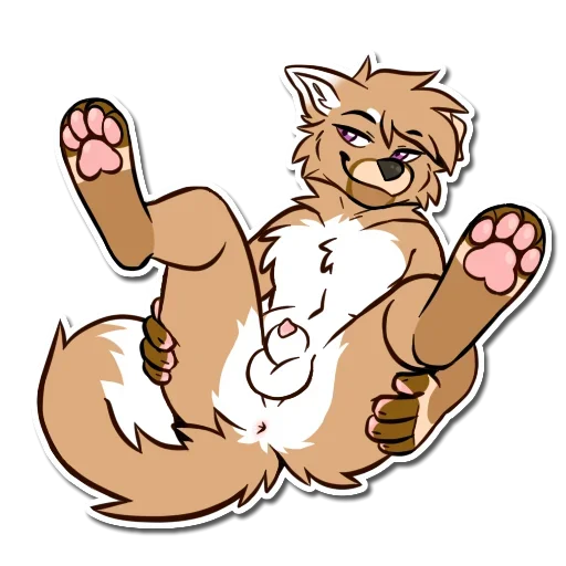 Telegram sticker 🍑 NSFW | Furry♥️ @DeltaVA_AD