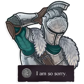 Telegram sticker 😓 Dark Souls