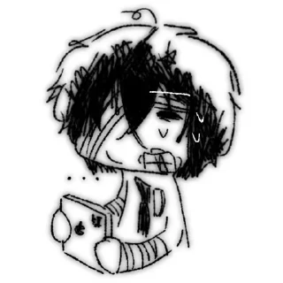 Telegram sticker 😕 Dazainyazai