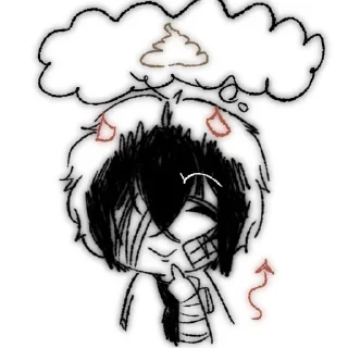 Video sticker 💩 Dazainyazai