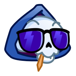 Telegram sticker 😎 Reaper Skull | @Premium_Stikers