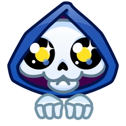 Telegram sticker 🥺 Reaper Skull | @Premium_Stikers