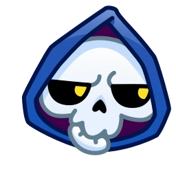Telegram sticker 😒 Reaper Skull | @Premium_Stikers