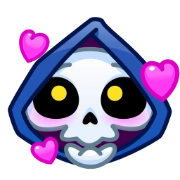 Telegram sticker 🥰 Reaper Skull | @Premium_Stikers