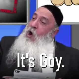 Telegram sticker 👺 rabbi avraham baruch