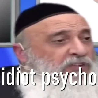 Telegram sticker 🥴 rabbi avraham baruch