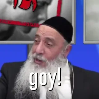 Telegram sticker 👺 rabbi avraham baruch