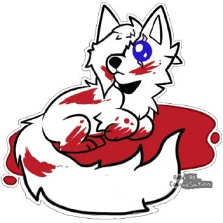 Telegram sticker 🫥 Wolfy Pack