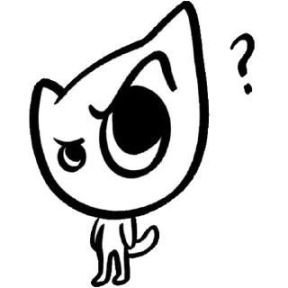 Telegram sticker 🤨 ⋆˚࿔ @stickersxoley kitty/ mavarto_o 𝜗𝜚˚⋆