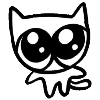 Sticker 🥺 ⋆˚࿔ @stickersxoley kitty/ mavarto_o 𝜗𝜚˚⋆