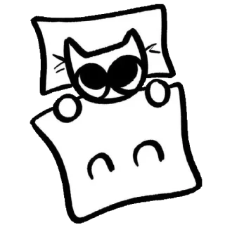 Telegram sticker 😴 ⋆˚࿔ @stickersxoley kitty/ mavarto_o 𝜗𝜚˚⋆