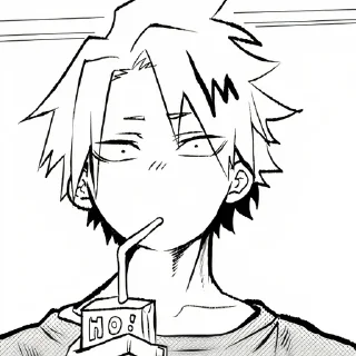 Телеграм стикер 😐 MHA-2 | @Toji_sama