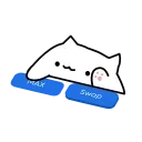 Sticker 😂 Swapping Cat