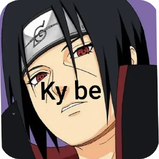Telegram sticker 👄 Itachi
