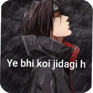Telegram sticker 💇 Itachi