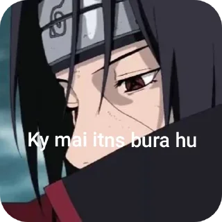 Video sticker 👄 Itachi