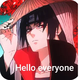 Telegram sticker 🖼 Itachi
