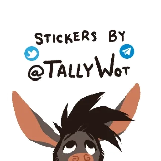 Telegram sticker ©️ Jace Rabbit