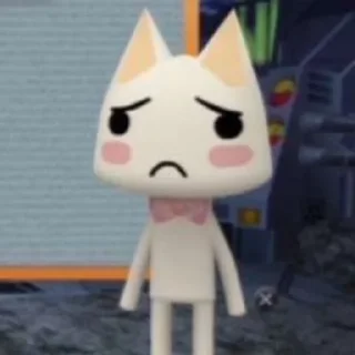 Telegram sticker 😔 Торо кот- муд по жизни :: @fStikBot