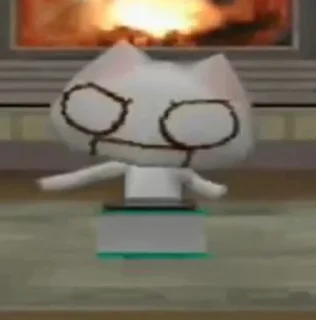 Telegram sticker 😠 Торо кот- муд по жизни :: @fStikBot